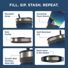 Load image into Gallery viewer, Collapsible Insulated Drink Tumbler