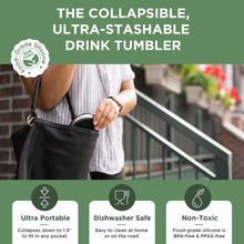Load image into Gallery viewer, Collapsible Insulated Drink Tumbler