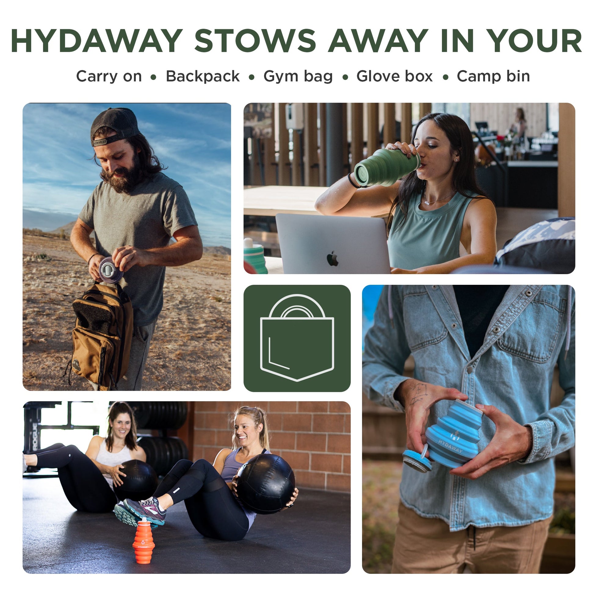 Collapsible Water Bottle | 17oz