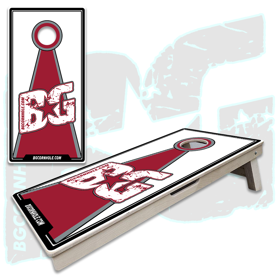 BG Crimson Cornhole Boards - Backyard Boards