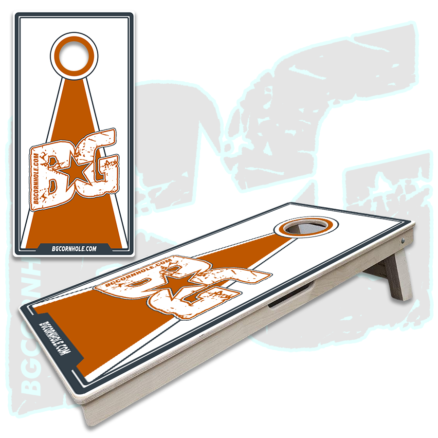 BG Burnt Orange Cornhole Boards - Backyard Boards