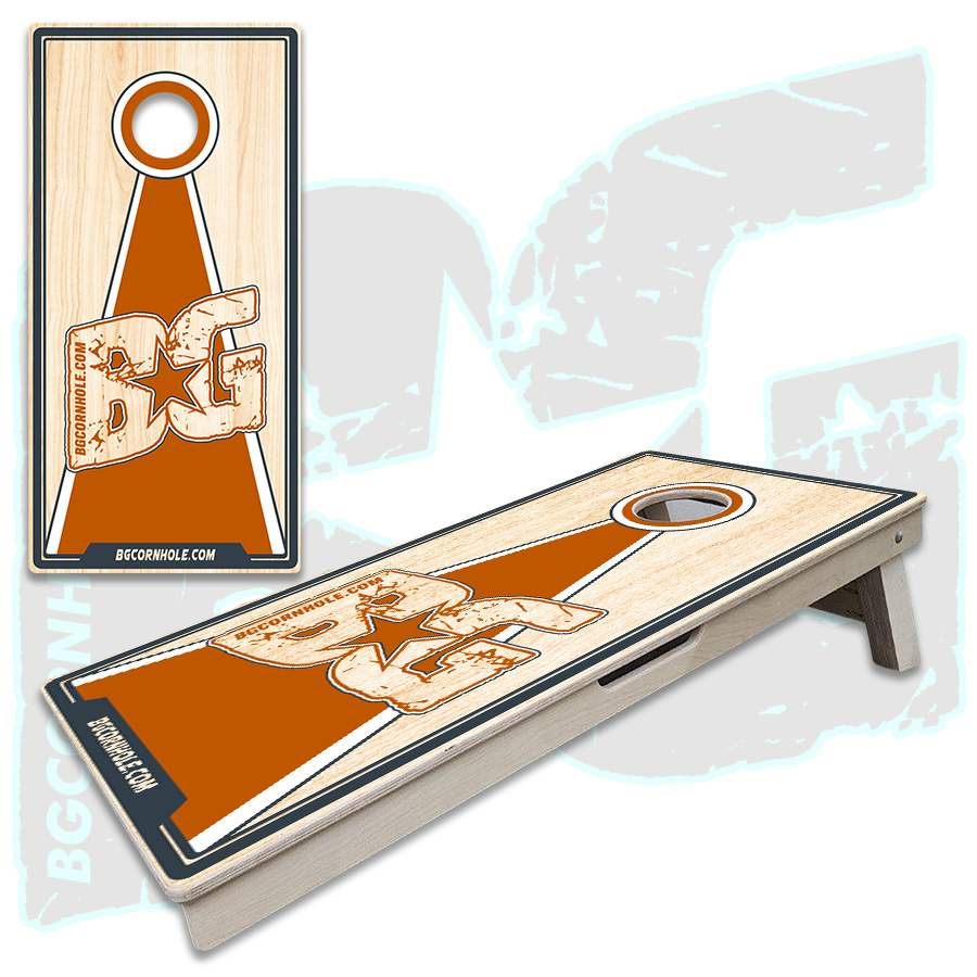 BG Burnt Orange Cornhole Boards - Backyard Boards