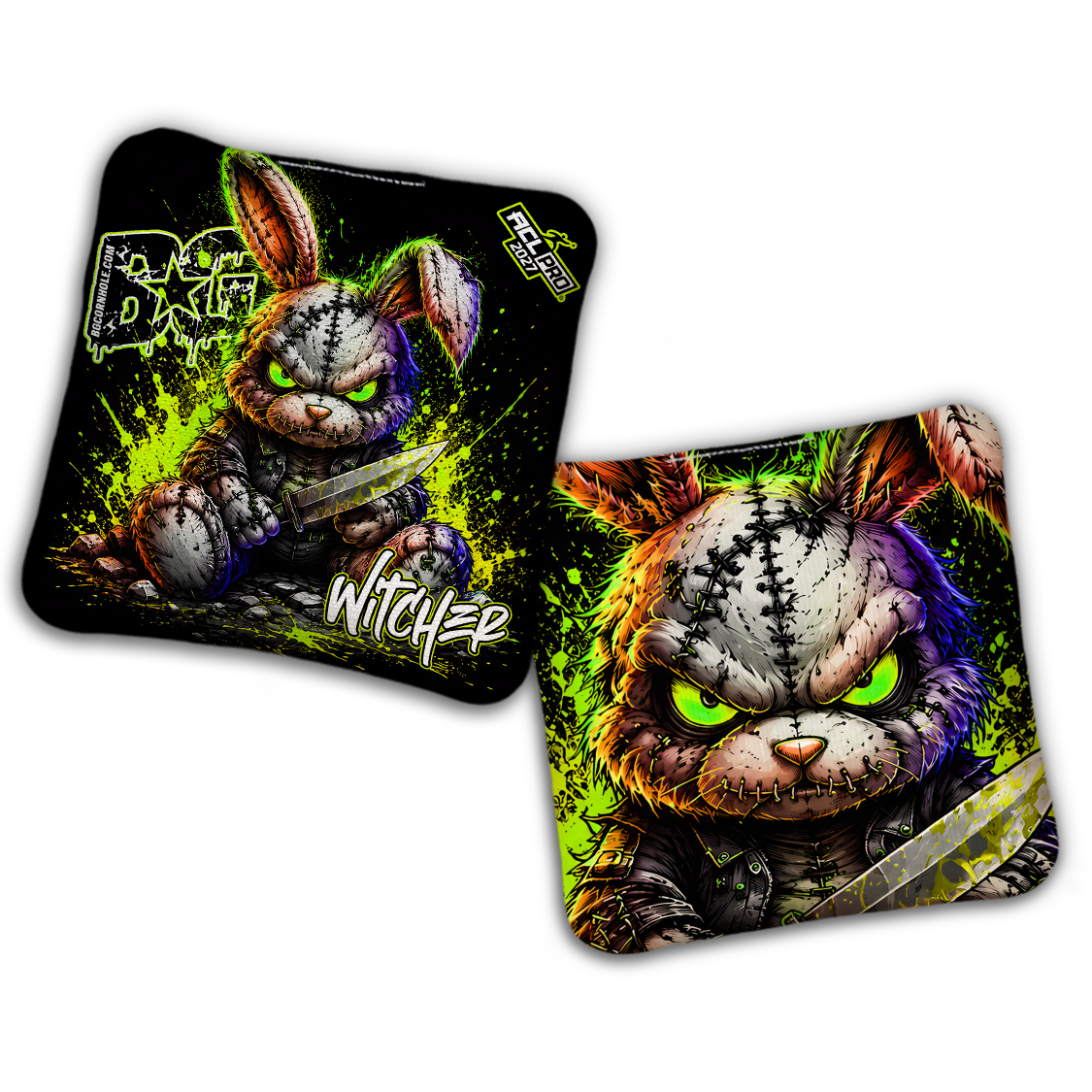 2027 BG Multiple Bag Models "BAD BUNNY" - ACL Pro Stamped Cornhole Bags - SET OF 4 BAGS