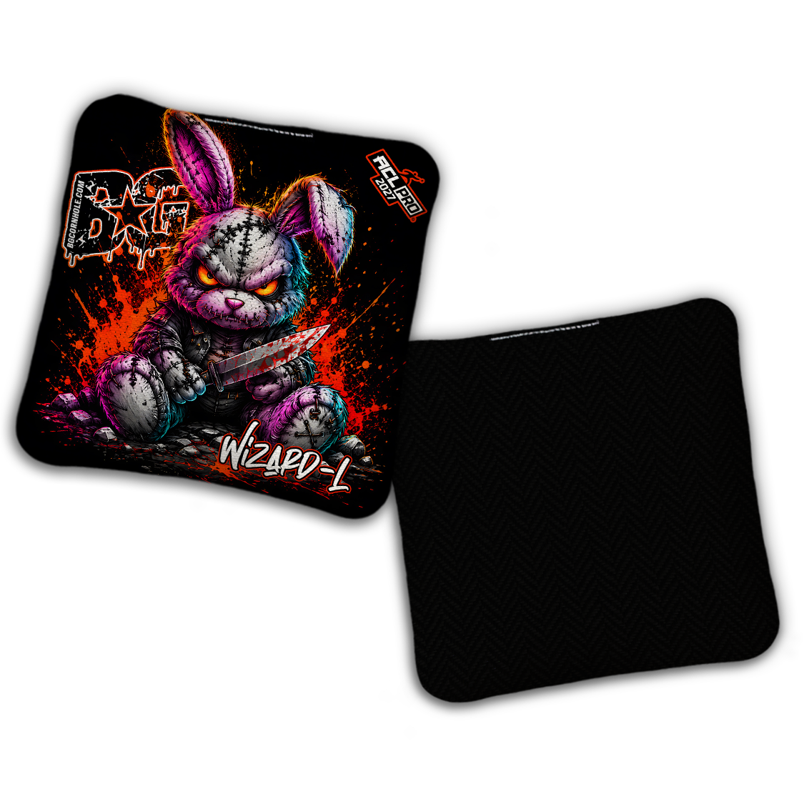 2027 BG Multiple Bag Models "BAD BUNNY" - ACL Pro Stamped Cornhole Bags - SET OF 4 BAGS
