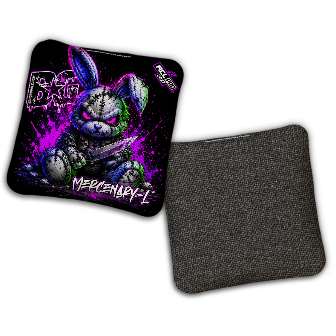 2027 BG Multiple Bag Models "BAD BUNNY" - ACL Pro Stamped Cornhole Bags - SET OF 4 BAGS
