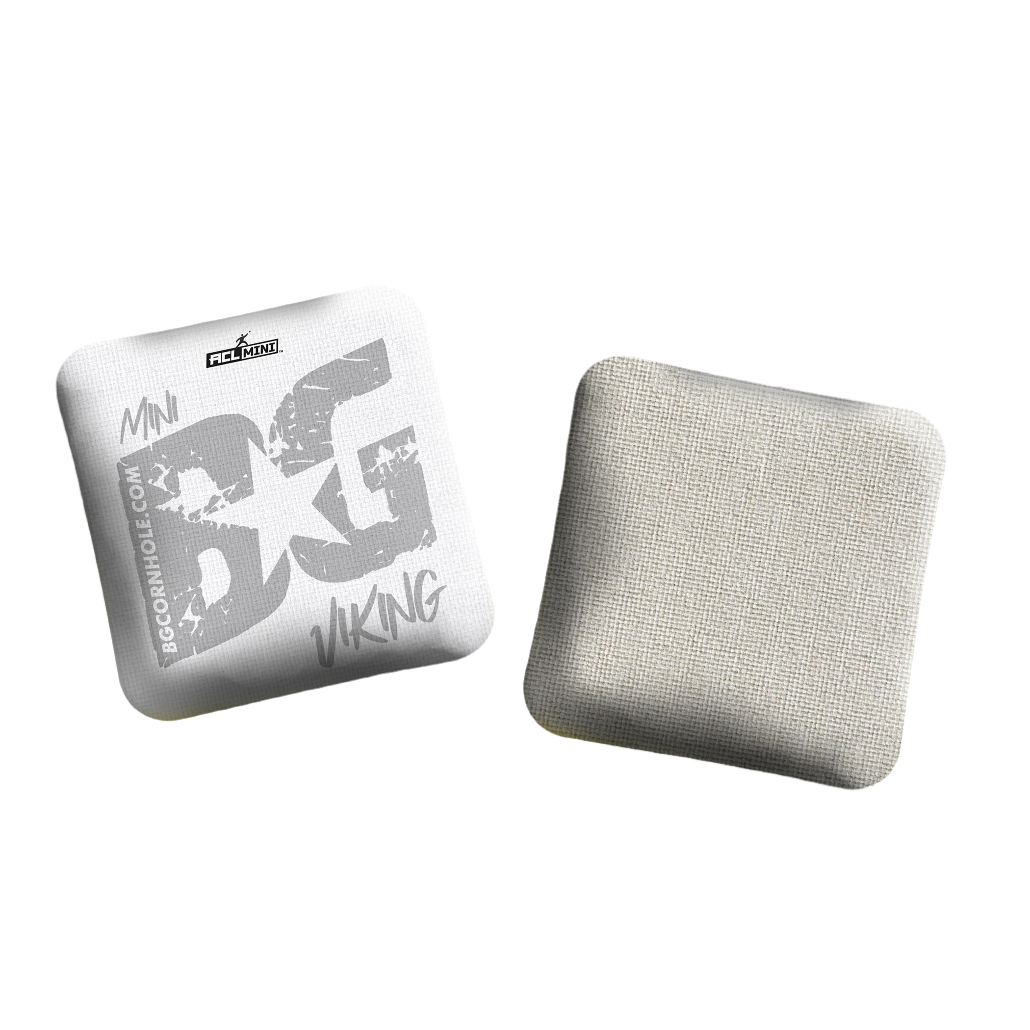MULTIPLE BAG TYPES - BG WHITEOUT 4" Mini Cornhole Bags- Set of 4 Bags