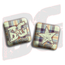 Load image into Gallery viewer, 2026 BG Clutch  - “Flannel  Finesse” - Non Stamped Cornhole Bags - SET OF 4 bags