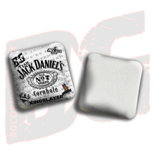 Load image into Gallery viewer, 2026 BG Multiple Bag Models  &quot;CaddySack Jack Daniels” Collab - ACL Pro Stamped Cornhole Bags - SET OF 4 BAGS