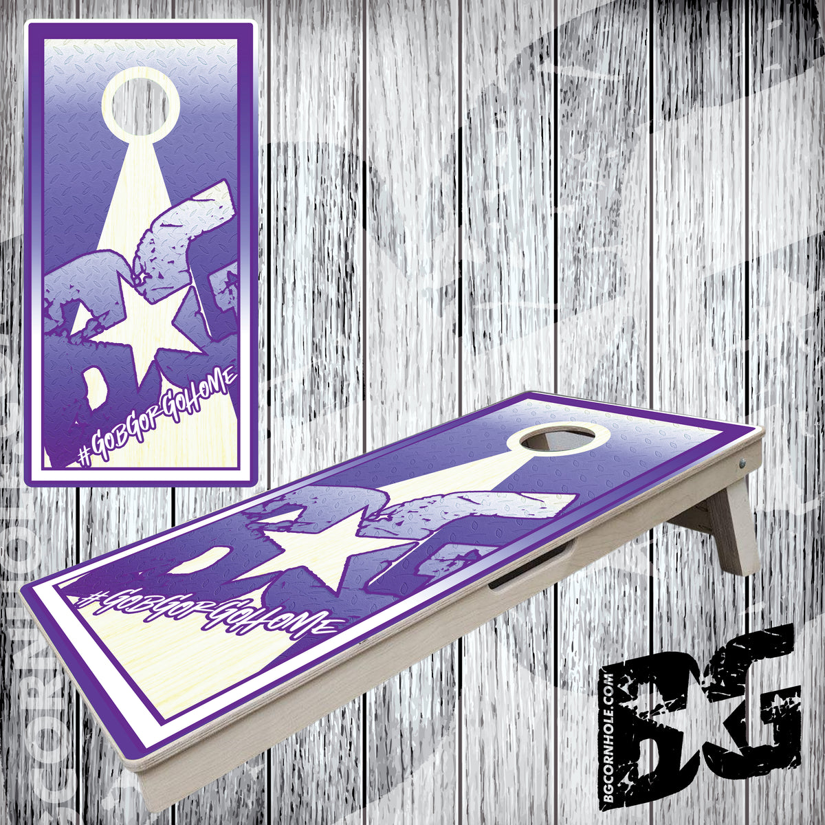 BG "Big BG" Cornhole Boards - Elite Model