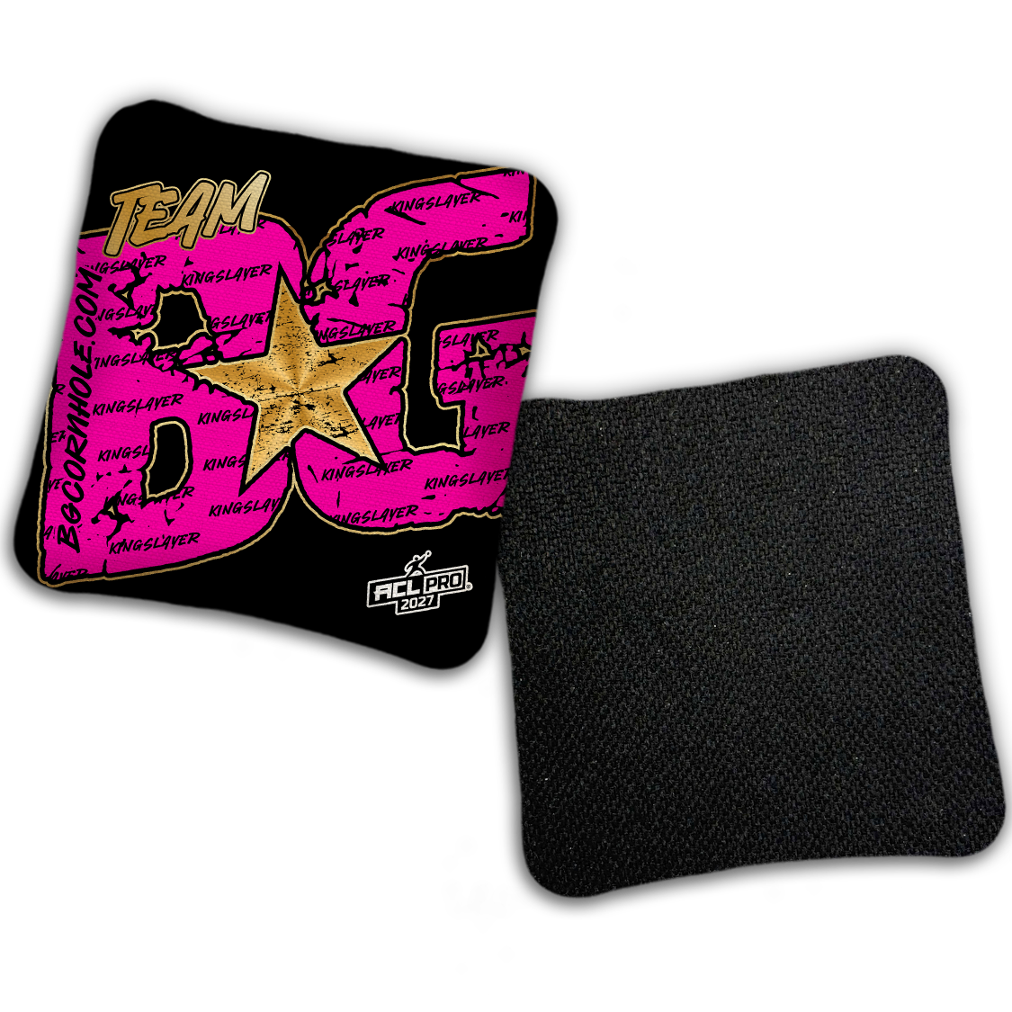 2027 BG Kingslayer "Big BG Colormatch" - ACL Pro Stamped Cornhole Bags - SET OF 4 BAGS