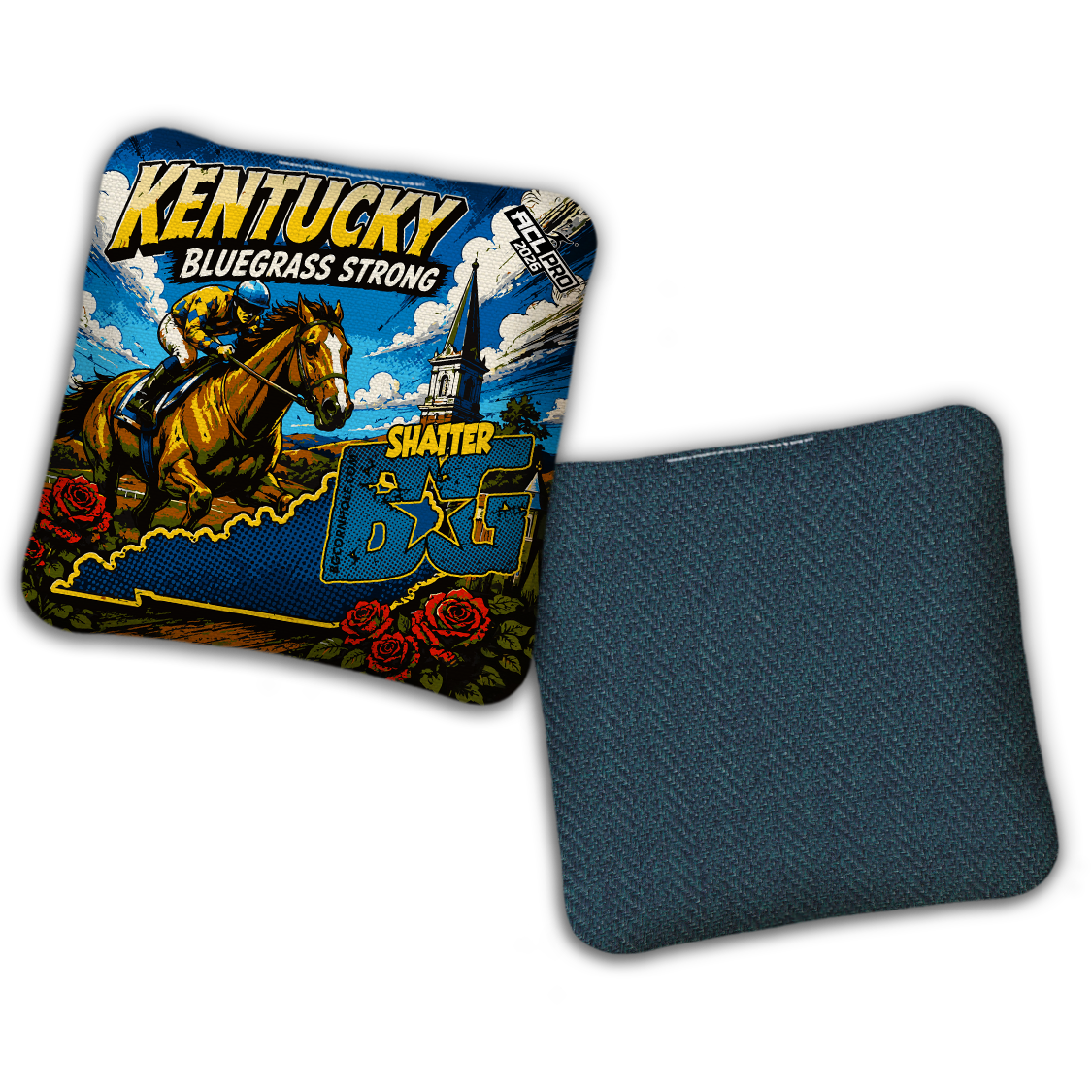2026 BG Multiple Bag Models "BLUEGRASS STRONG KY" - ACL Pro Stamped Cornhole Bags - SET OF 4 BAGS