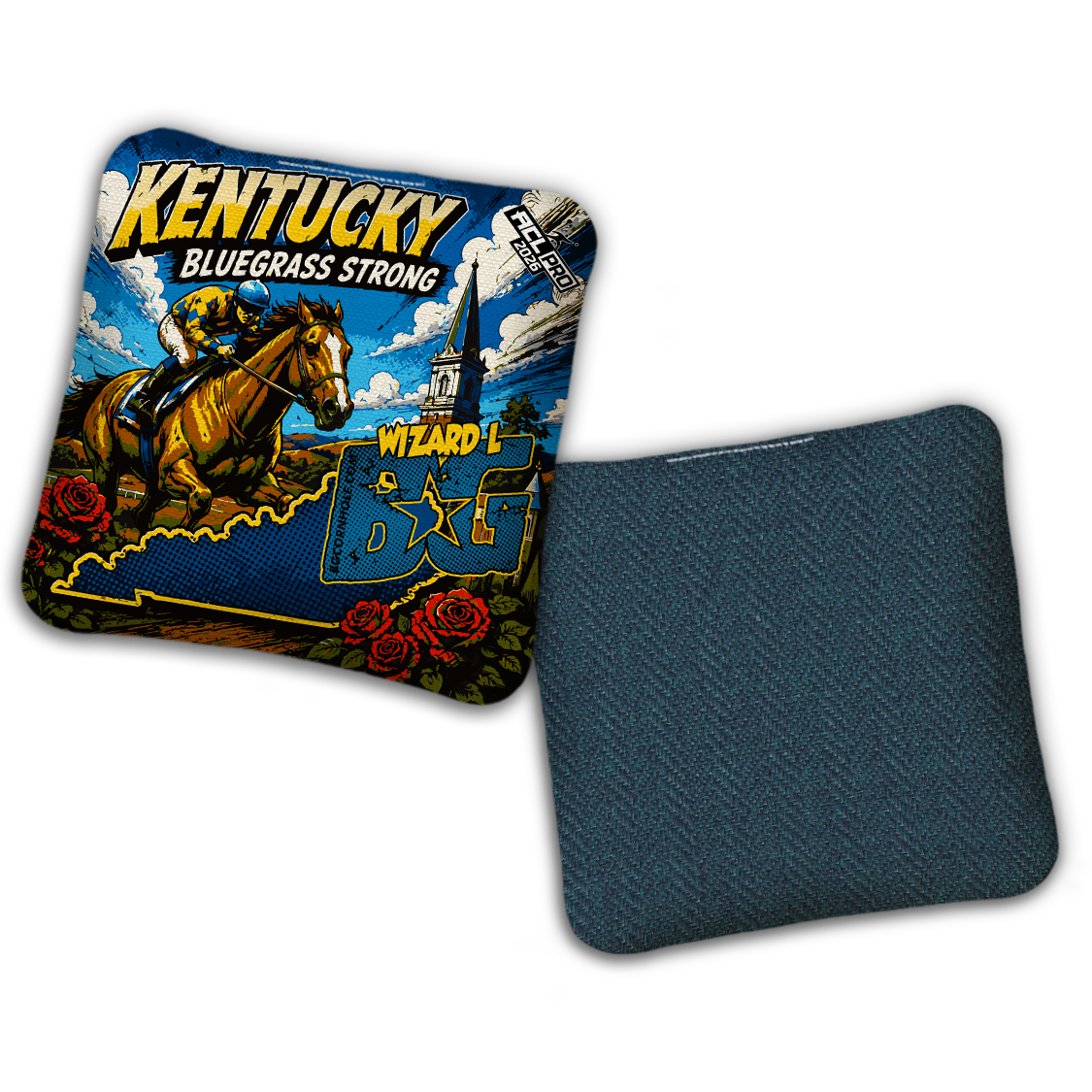 2026 BG Multiple Bag Models "BLUEGRASS STRONG KY" - ACL Pro Stamped Cornhole Bags - SET OF 4 BAGS