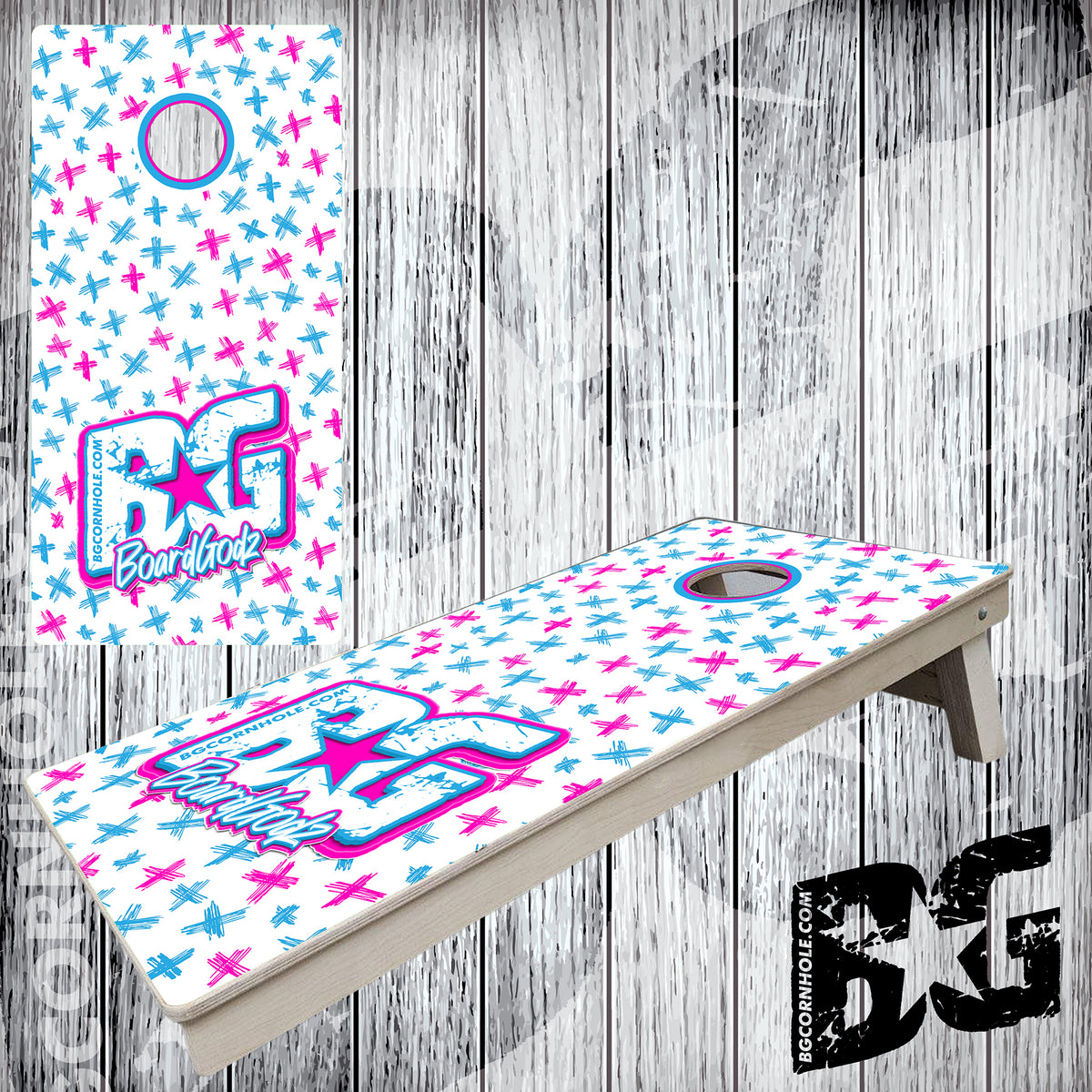 BG "Candy X" Cornhole Boards - Elite Model