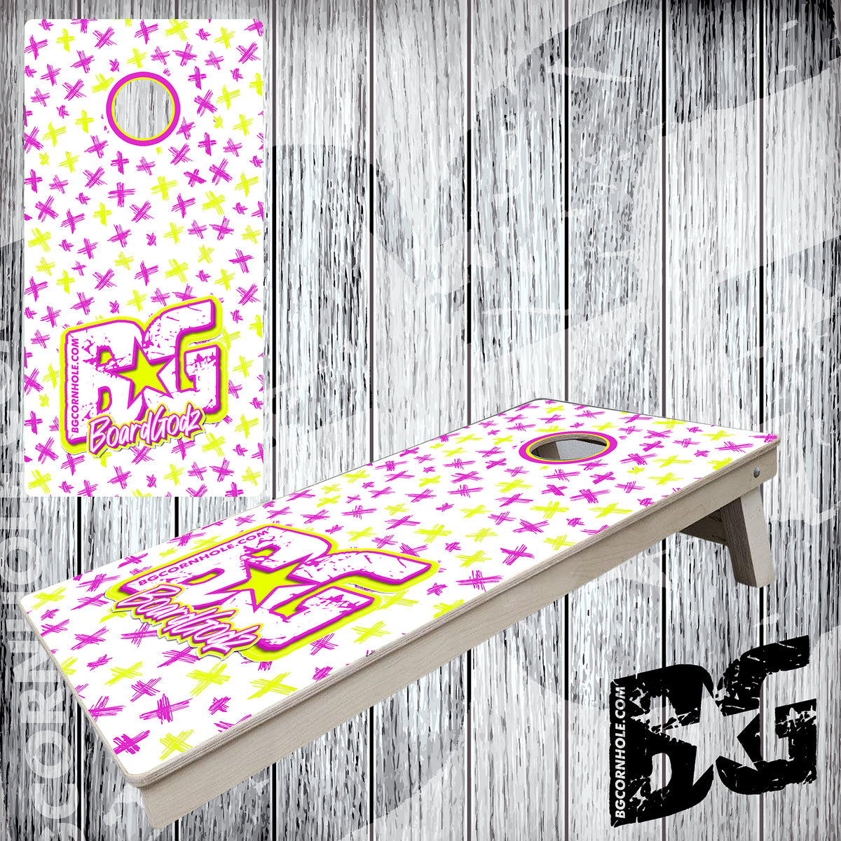 BG "Candy X" Cornhole Boards - Elite Model