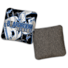 Load image into Gallery viewer, 2026 BG Multiple Bag Models - "Black The Boardroom &amp; Lounge” Collab - ACL Pro Stamped Cornhole Bags - SET OF 4 BAGS