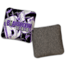 Load image into Gallery viewer, 2026 BG Multiple Bag Models - "Black The Boardroom &amp; Lounge” Collab - ACL Pro Stamped Cornhole Bags - SET OF 4 BAGS