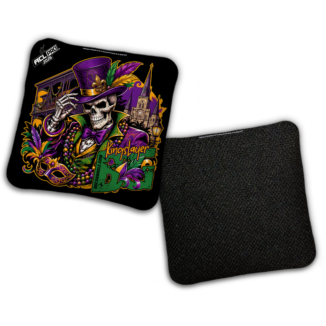 2026 BG "BOURBON STREET" - ACL Pro Stamped Cornhole Bags - SET OF 4 BAGS