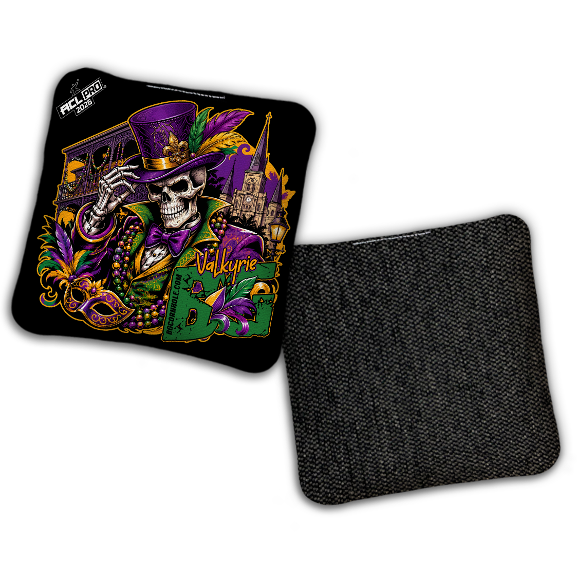2026 BG "BOURBON STREET" - ACL Pro Stamped Cornhole Bags - SET OF 4 BAGS