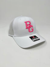 Load image into Gallery viewer, White 112 Trucker Hat - Colored Embroidery - RICHARDSON