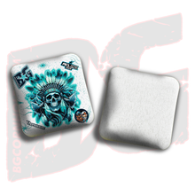 Load image into Gallery viewer, 2026 Multiple Bag Models  &quot;Ghost Chief” Collab - ACL Pro Stamped Cornhole Bags - SET OF 4 BAGS
