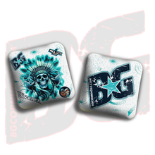 Load image into Gallery viewer, 2026 Multiple Bag Models  &quot;Ghost Chief” Collab - ACL Pro Stamped Cornhole Bags - SET OF 4 BAGS