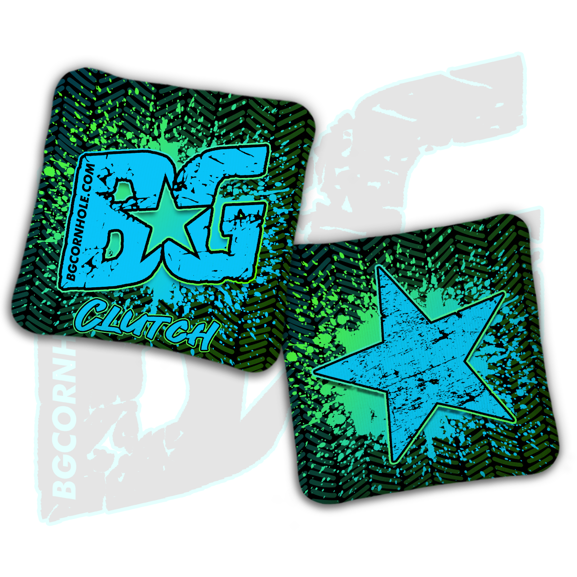 BG Multiple Bag Models  - "Paint Splatter" - Non Stamped Cornhole Bags - SET OF 4 bags