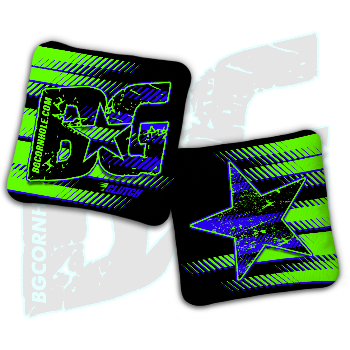 BG Multiple Bag Models  - "Full Throttle" - Non Stamped Cornhole Bags - SET OF 4 bags