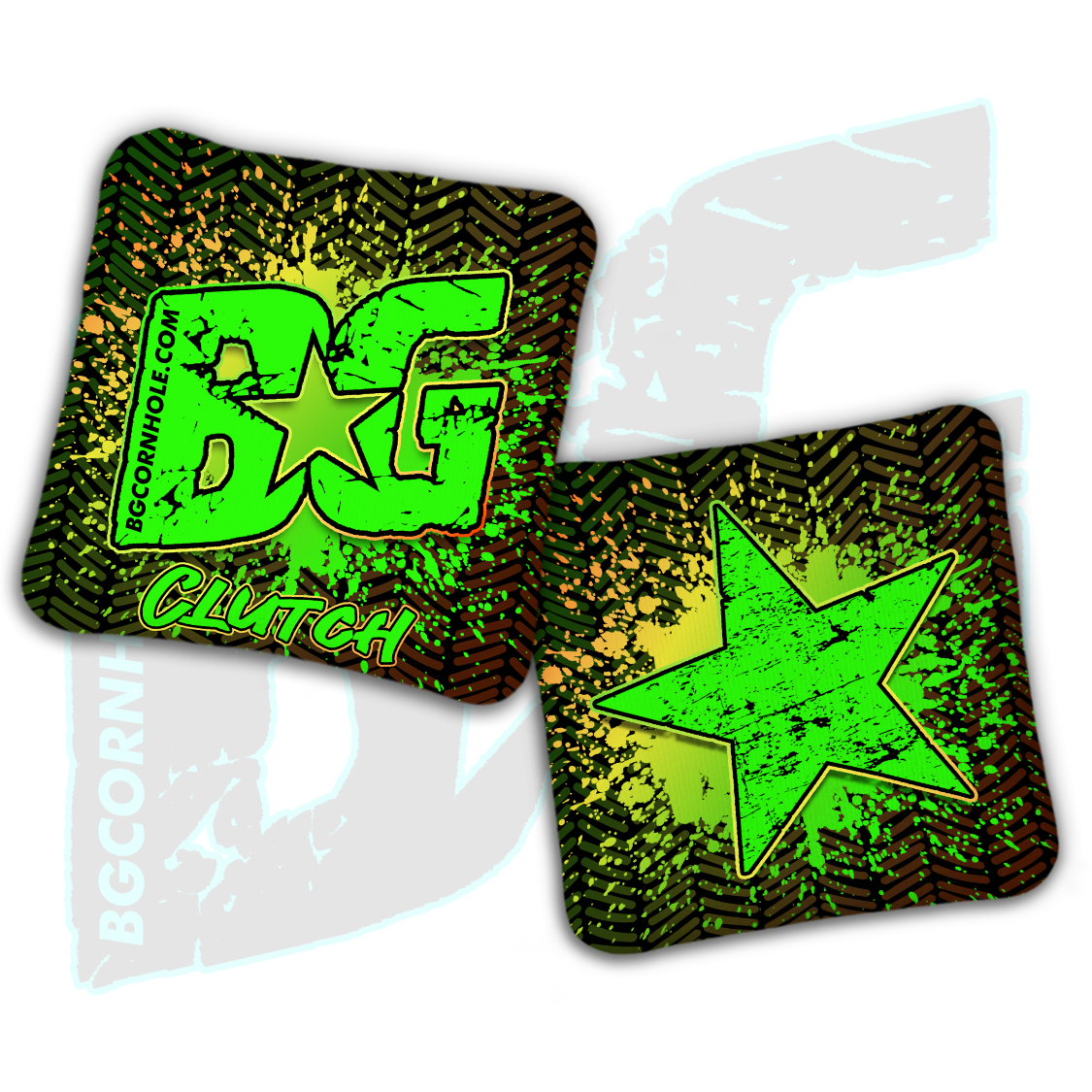 BG Multiple Bag Models  - "Paint Splatter" - Non Stamped Cornhole Bags - SET OF 4 bags