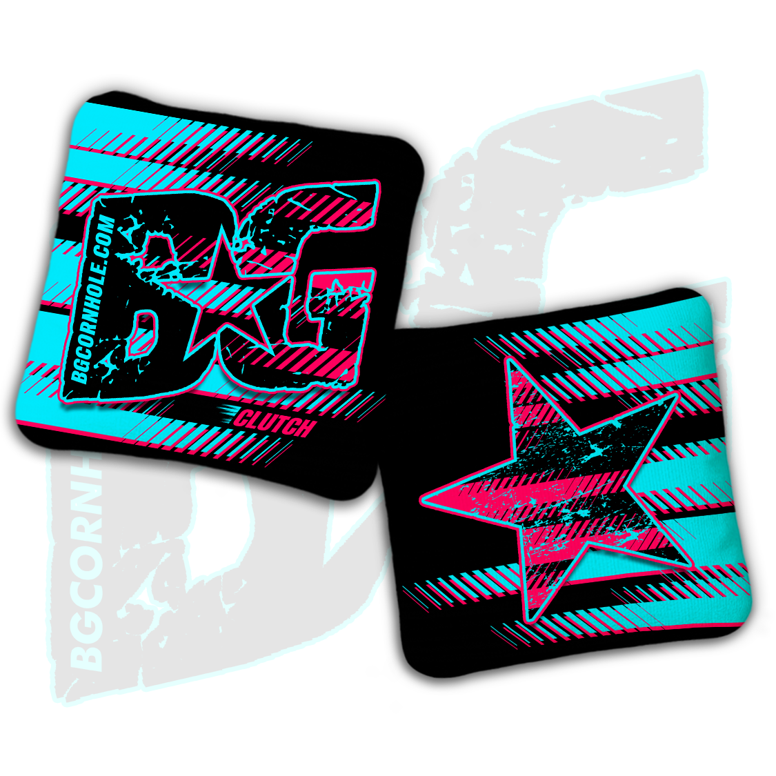 BG Multiple Bag Models  - "Full Throttle" - Non Stamped Cornhole Bags - SET OF 4 bags