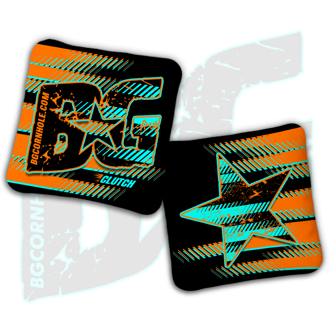 BG Multiple Bag Models  - "Full Throttle" - Non Stamped Cornhole Bags - SET OF 4 bags