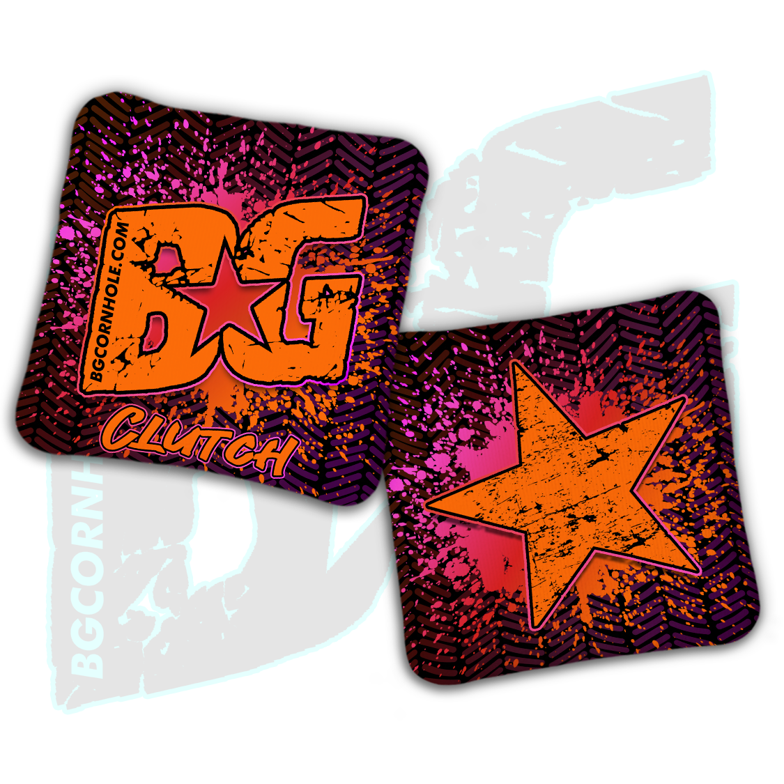 BG Multiple Bag Models  - "Paint Splatter" - Non Stamped Cornhole Bags - SET OF 4 bags