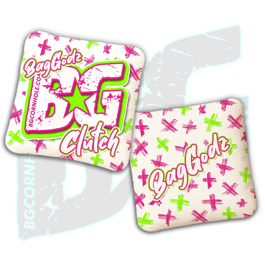 BG Multiple Bag Models  - "X" - Non Stamped Cornhole Bags - SET OF 4 bags