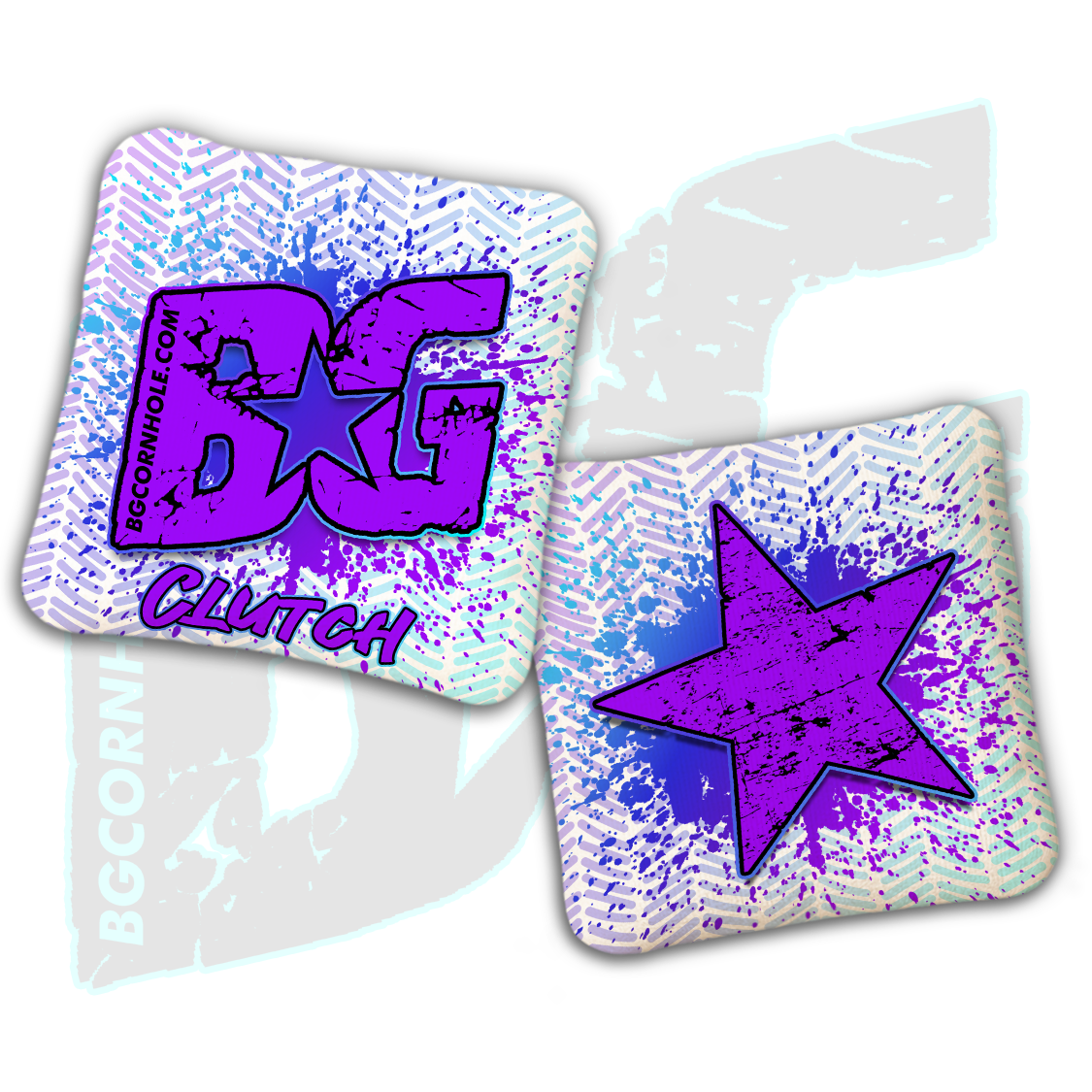 BG Multiple Bag Models  - "Paint Splatter" - Non Stamped Cornhole Bags - SET OF 4 bags