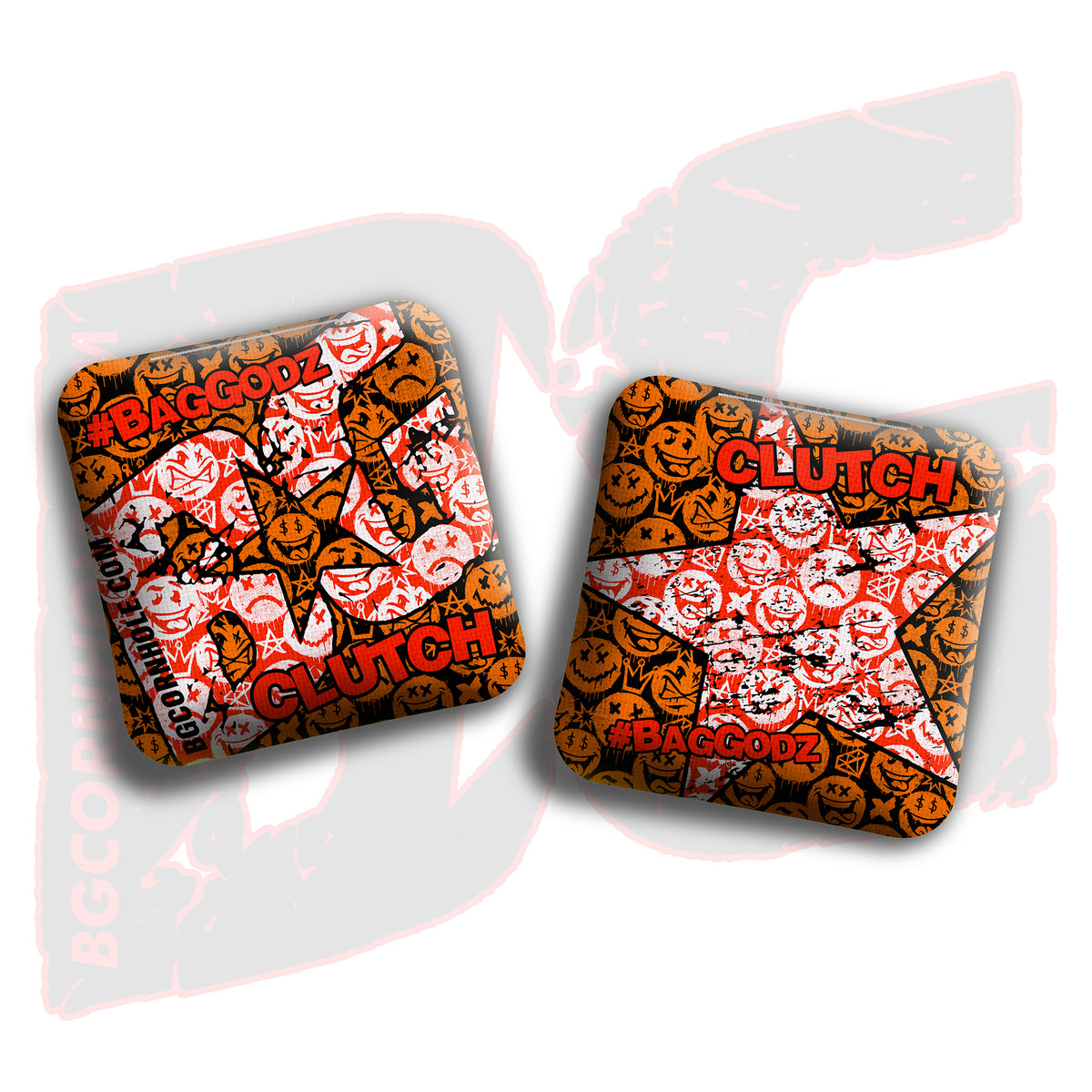 BG Clutch  - "Clutch Says Cheese” - Non Stamped Cornhole Bags - SET OF 4 bags