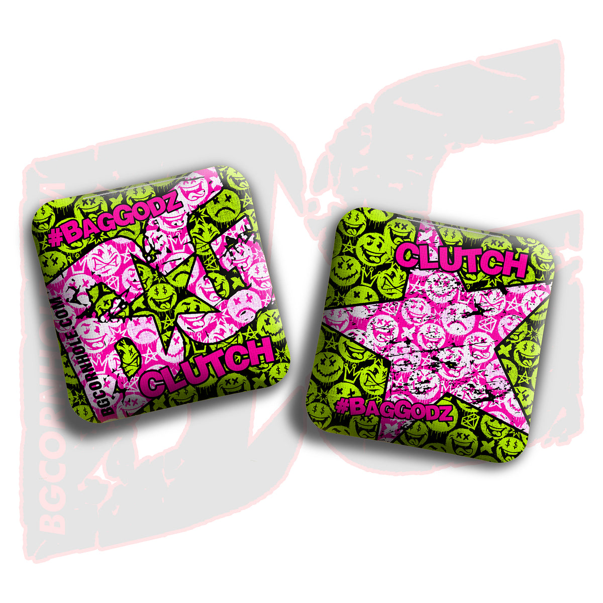 BG Clutch  - "Clutch Says Cheese” - Non Stamped Cornhole Bags - SET OF 4 bags