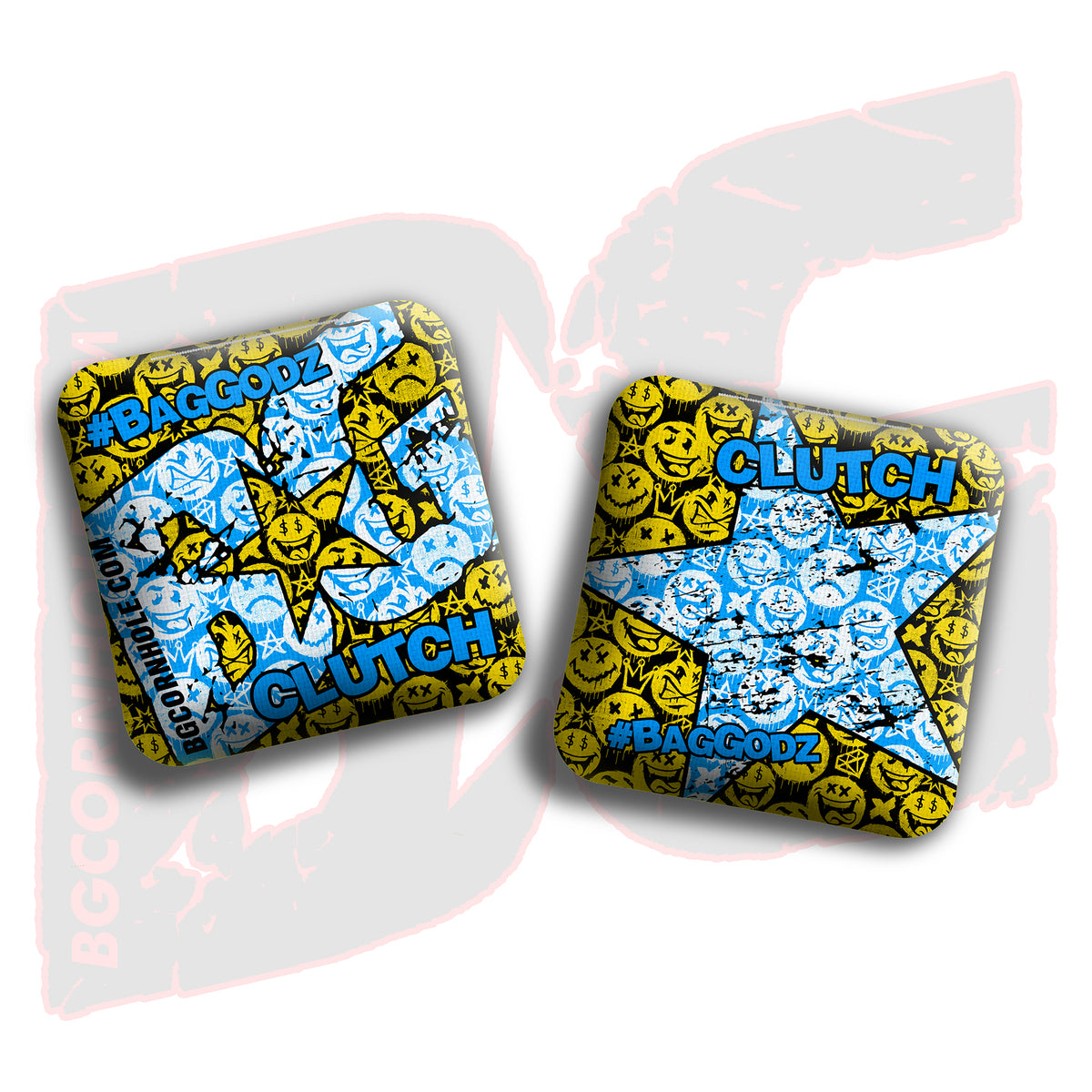BG Clutch  - "Clutch Says Cheese” - Non Stamped Cornhole Bags - SET OF 4 bags