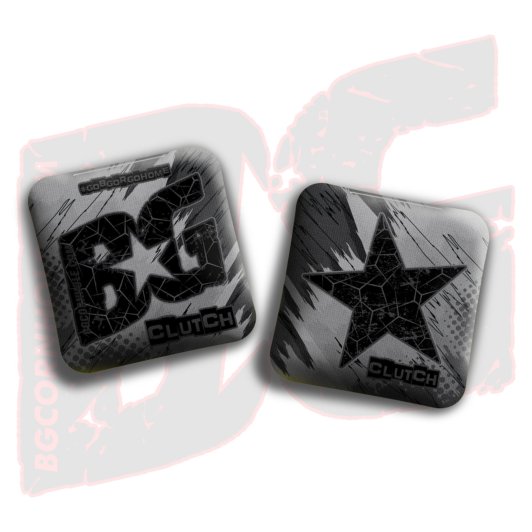 BG Clutch  - "Shockwave” - Non Stamped Cornhole Bags - SET OF 4 bags