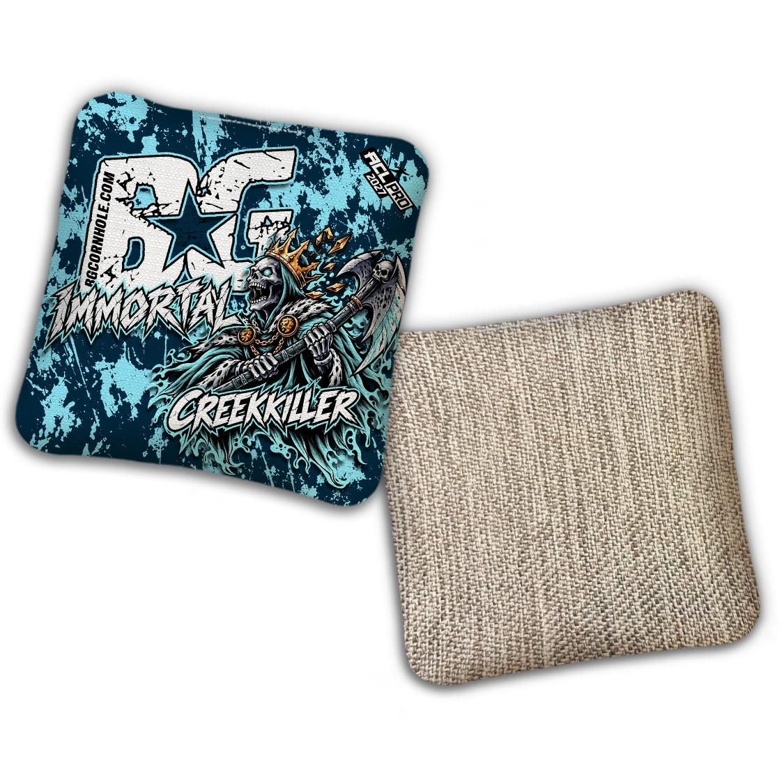 2027 BG Multiple Bag Models "Creekkiller" - ACL Pro Stamped Cornhole Bags