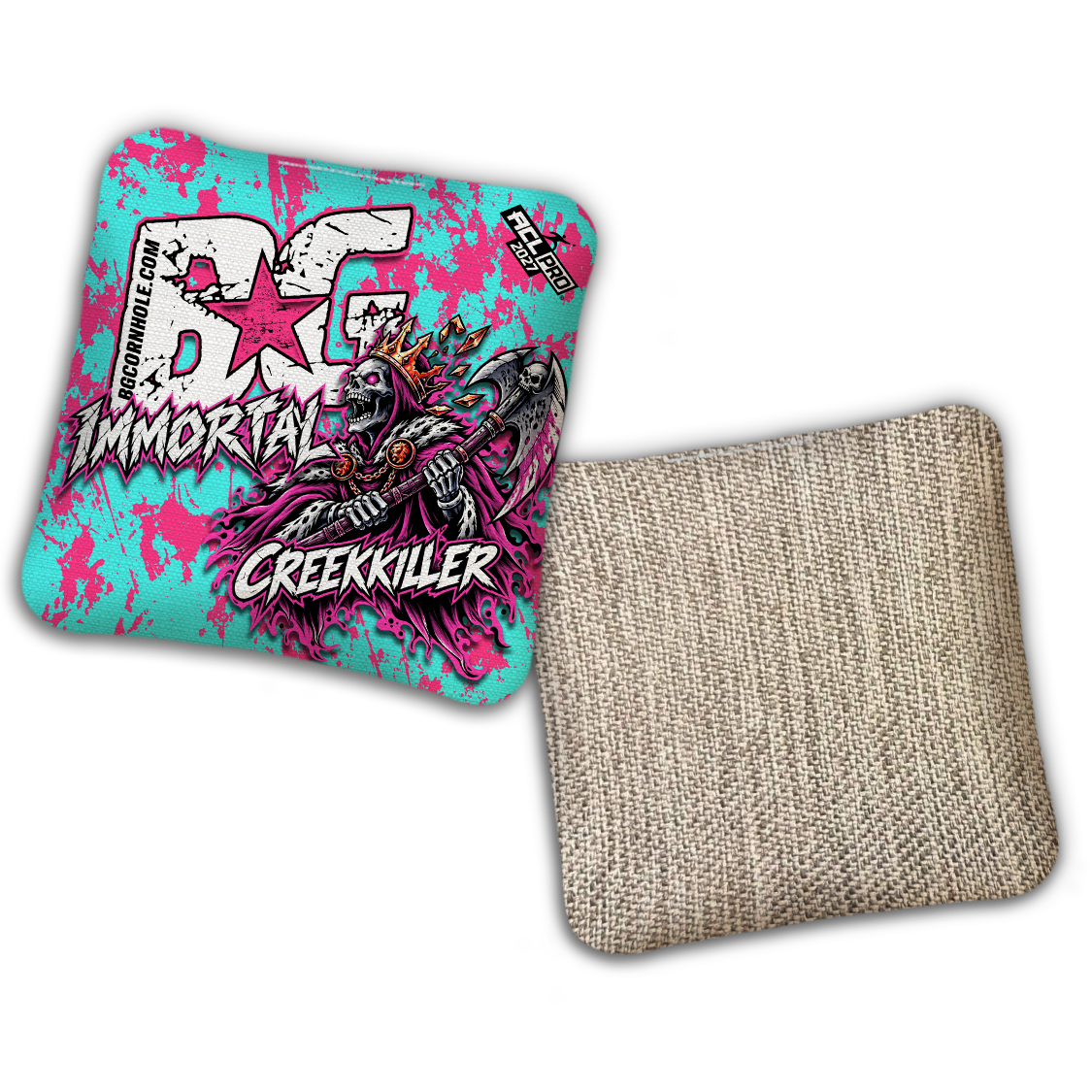 2027 BG Multiple Bag Models "Creekkiller" - ACL Pro Stamped Cornhole Bags