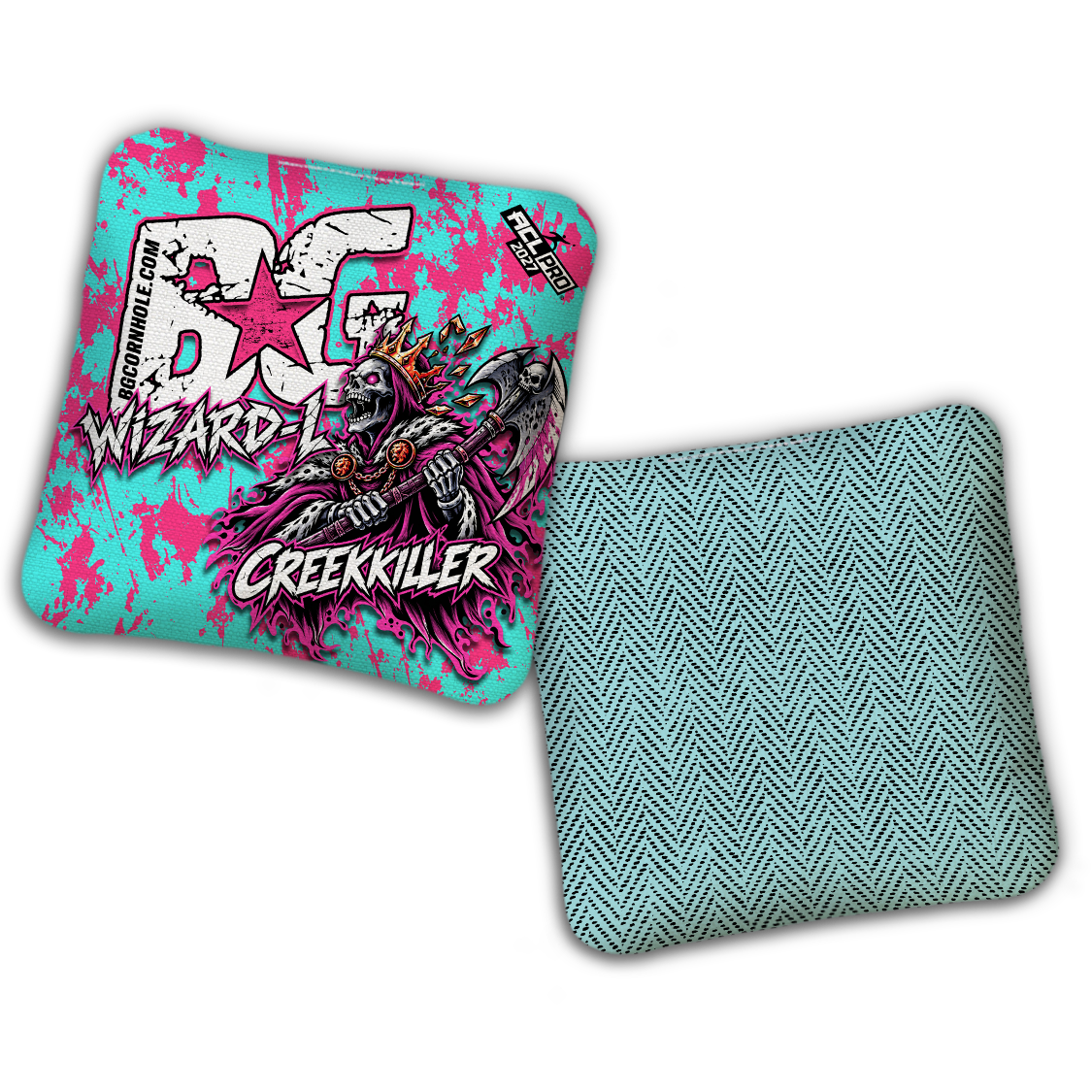 2027 BG Multiple Bag Models "Creekkiller" - ACL Pro Stamped Cornhole Bags