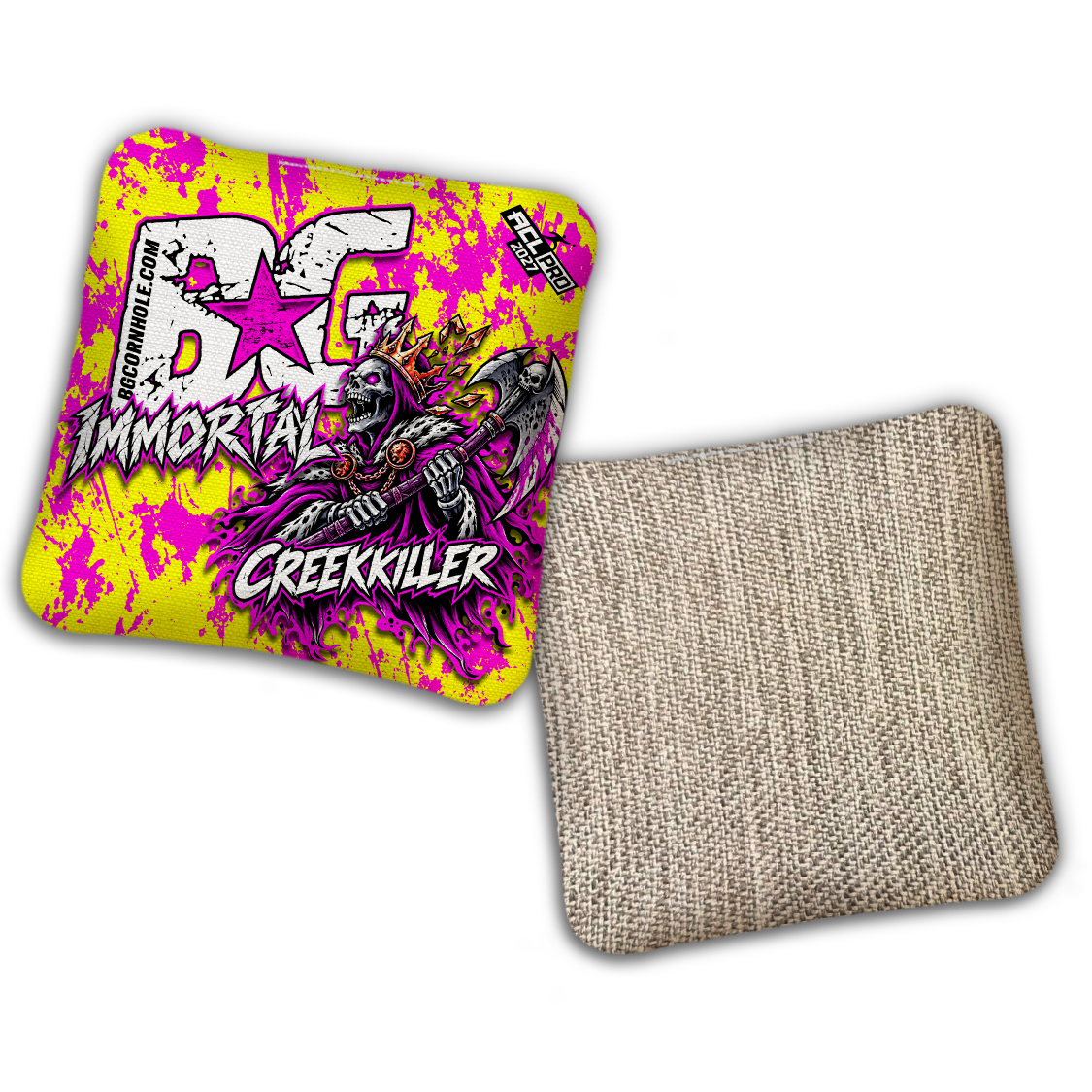 2027 BG Multiple Bag Models "Creekkiller" - ACL Pro Stamped Cornhole Bags
