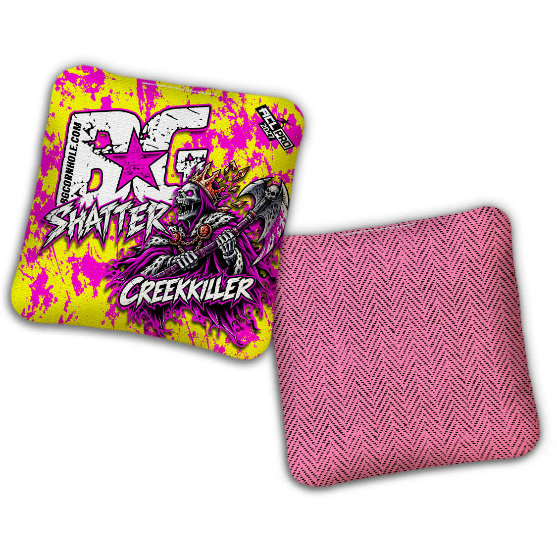 2027 BG Multiple Bag Models "Creekkiller" - ACL Pro Stamped Cornhole Bags