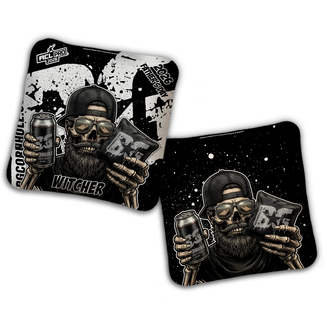 2026 BG Multiple Bag Models "Father's Day " - ACL Pro Stamped Cornhole Bags - SET OF 4 BAGS