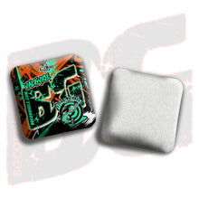 Load image into Gallery viewer, 2026 BG Multiple Bag Models&quot;Fish On Target” Collab - ACL Pro Stamped Cornhole Bags - SET OF 4 BAGS