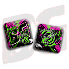 Load image into Gallery viewer, 2026 BG Multiple Bag Models&quot;Fish On Target” Collab - ACL Pro Stamped Cornhole Bags - SET OF 4 BAGS