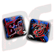 Load image into Gallery viewer, 2026 BG Multiple Bag Models&quot;Fish On Target” Collab - ACL Pro Stamped Cornhole Bags - SET OF 4 BAGS