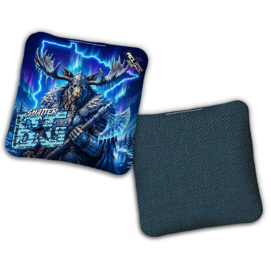 2026 BG Multiple Bag Models "FROST GOD MN" - ACL Pro Stamped Cornhole Bags - SET OF 4 BAGS
