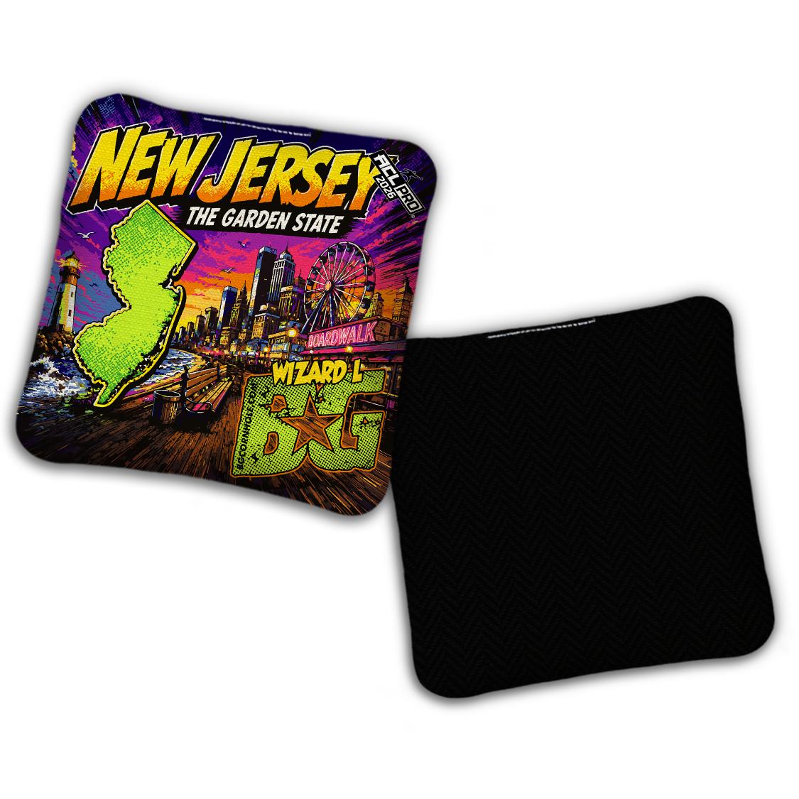 2026 BG Multiple Bag Models "THE GARDEN STATE NJ" - ACL Pro Stamped Cornhole Bags - SET OF 4 BAGS