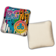 Load image into Gallery viewer, 2026 BG Multiple Bag Models - "DB Graffiti Dripping Paint” Dirty Bags Collab - ACL Pro Stamped Cornhole Bags - SET OF 4 BAGS