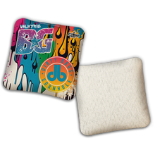 Load image into Gallery viewer, 2026 BG Multiple Bag Models - "DB Graffiti Dripping Paint” Dirty Bags Collab - ACL Pro Stamped Cornhole Bags - SET OF 4 BAGS